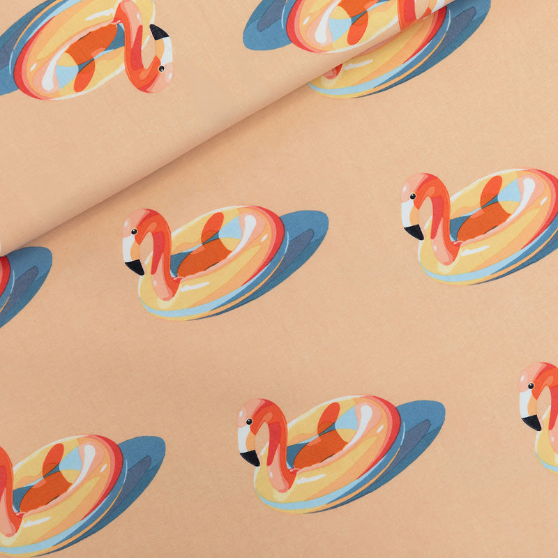 French Terry Inflatable Flamingo
