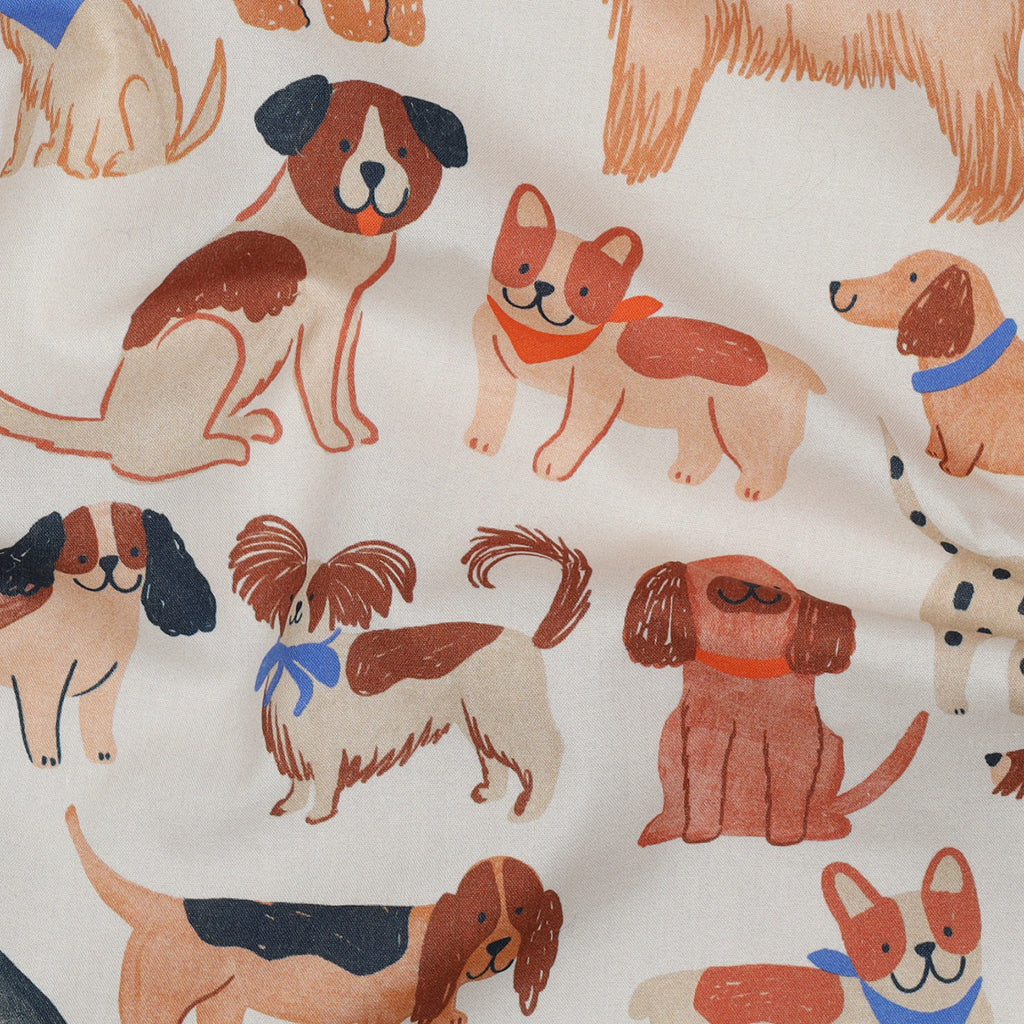 Fijne Popline digitale honden