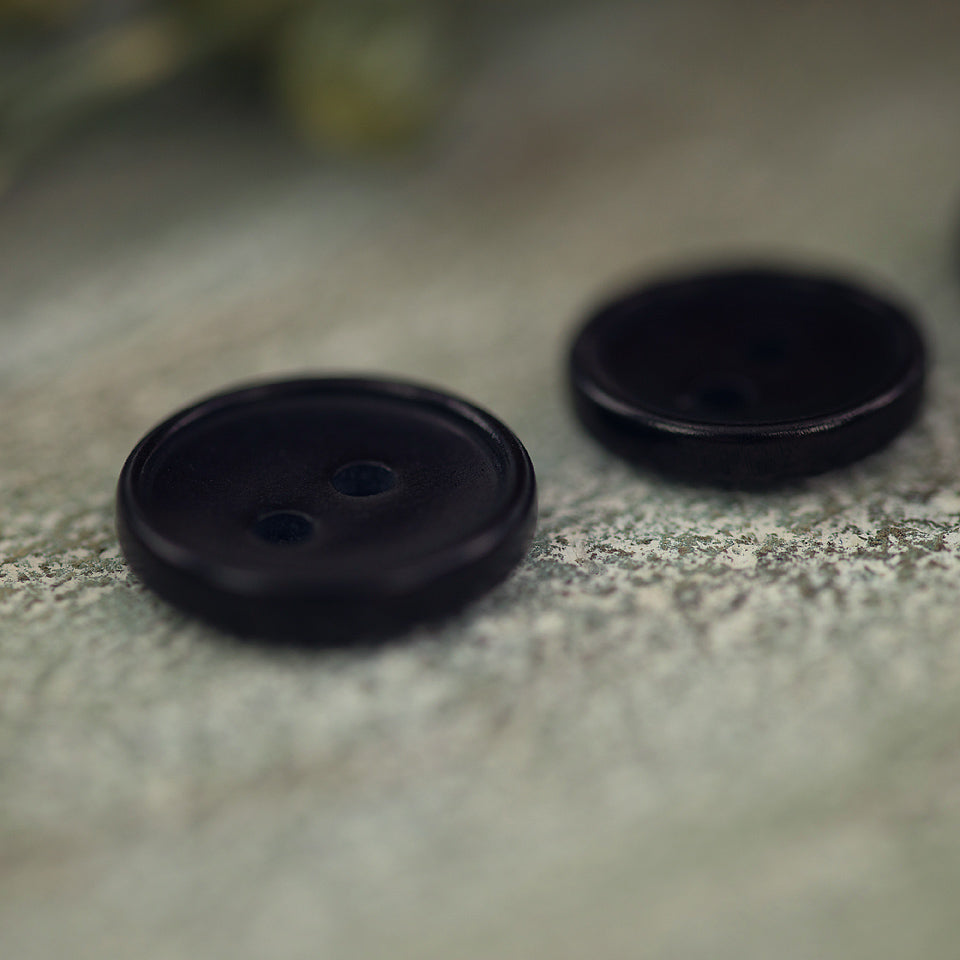Knoop Corozo zwart 11mm